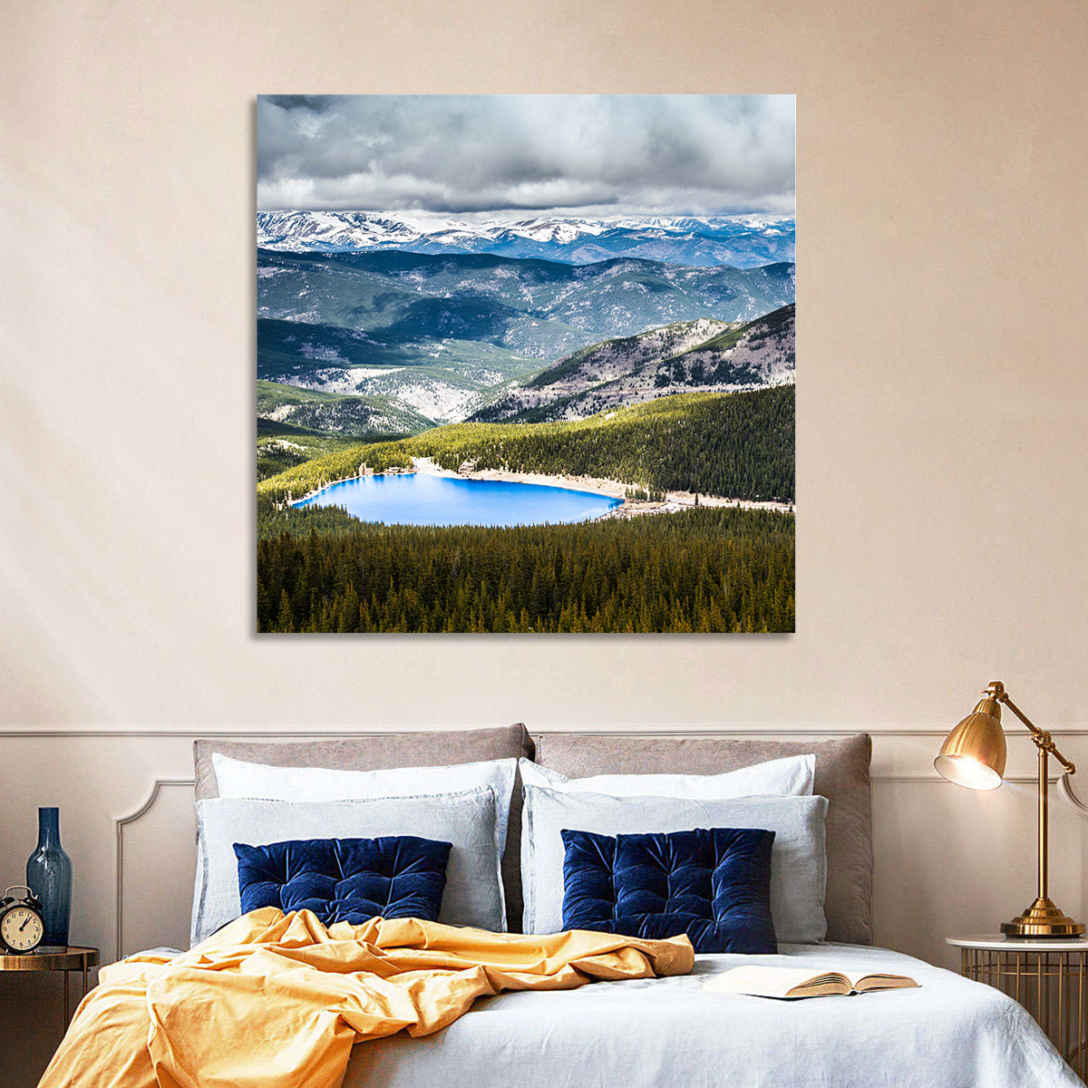 Mt Evans Echo Lake View Wall Art