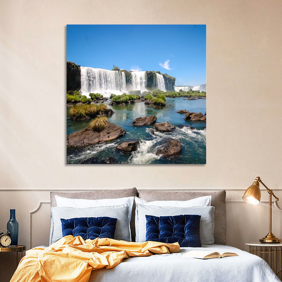 Iguazu River and Falls, Foz Do Iguaçu Wall Art