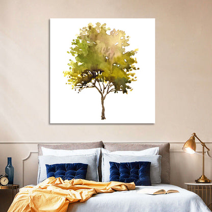 Watercolor Tree Wall Art