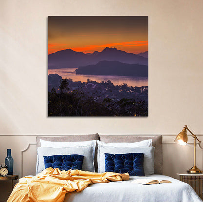 Luang Prabang Sunset Wall Art