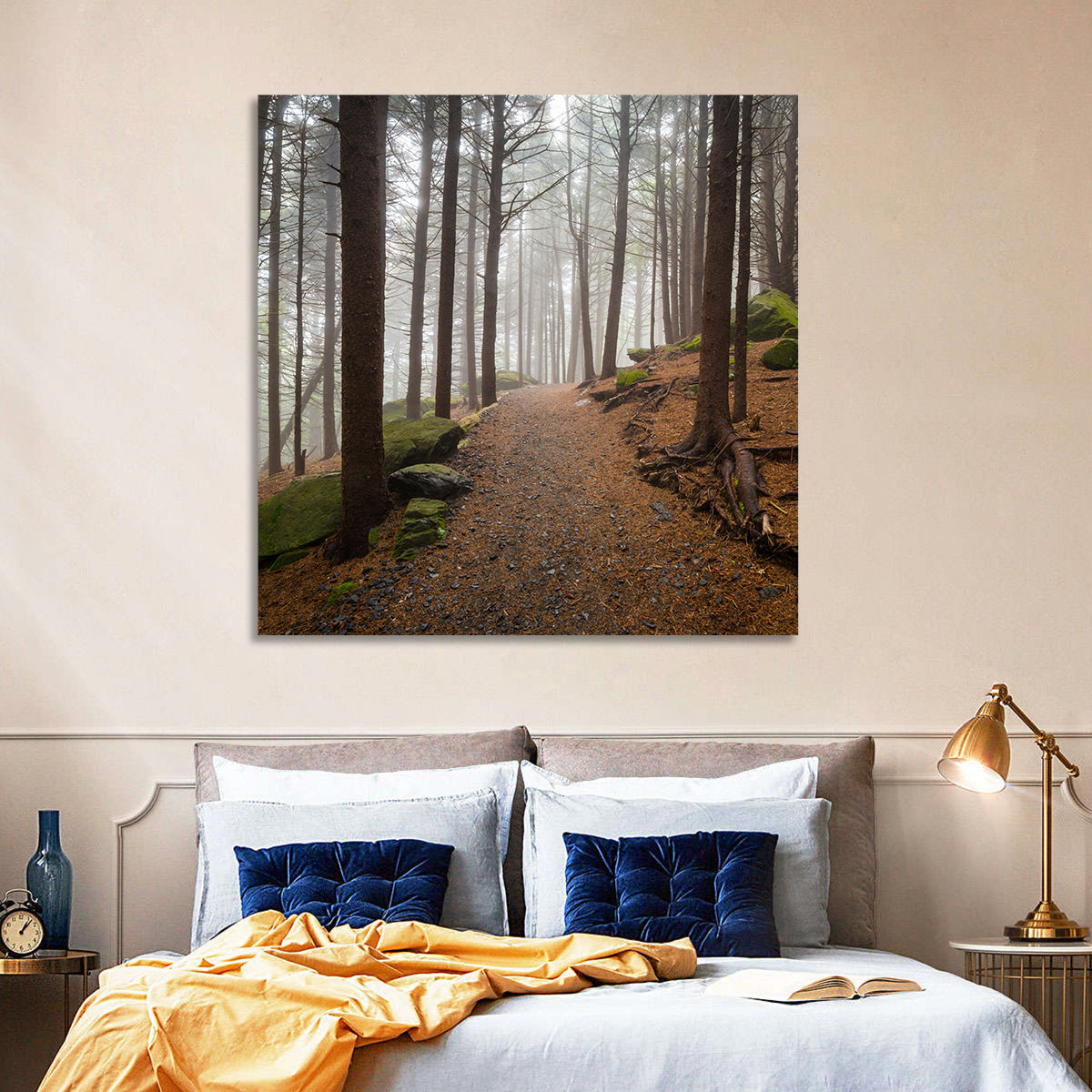 Misty Appalachian Trail Path Wall Art
