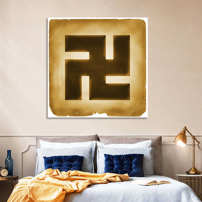 Swastika Buddha Sign Wall Art