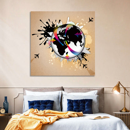 Global Travel Concept Wall Art