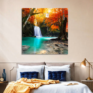 Tropical Waterfall Wall Art