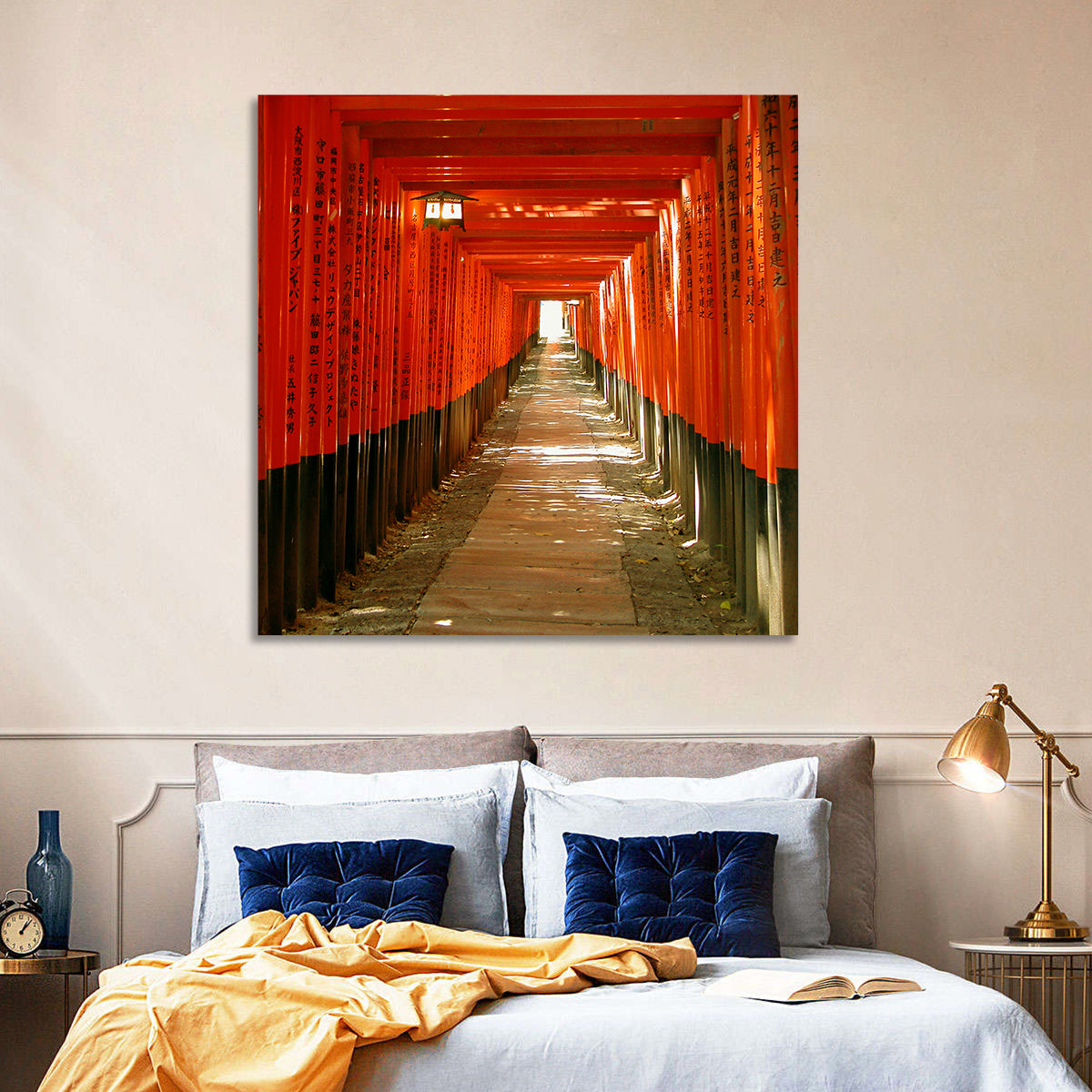Fushimi Inari Torii Tunnel Wall Art