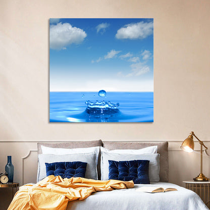 Ocean Water Drop Wall Art