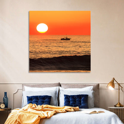 Oceanside Beach California Sunset Wall Art