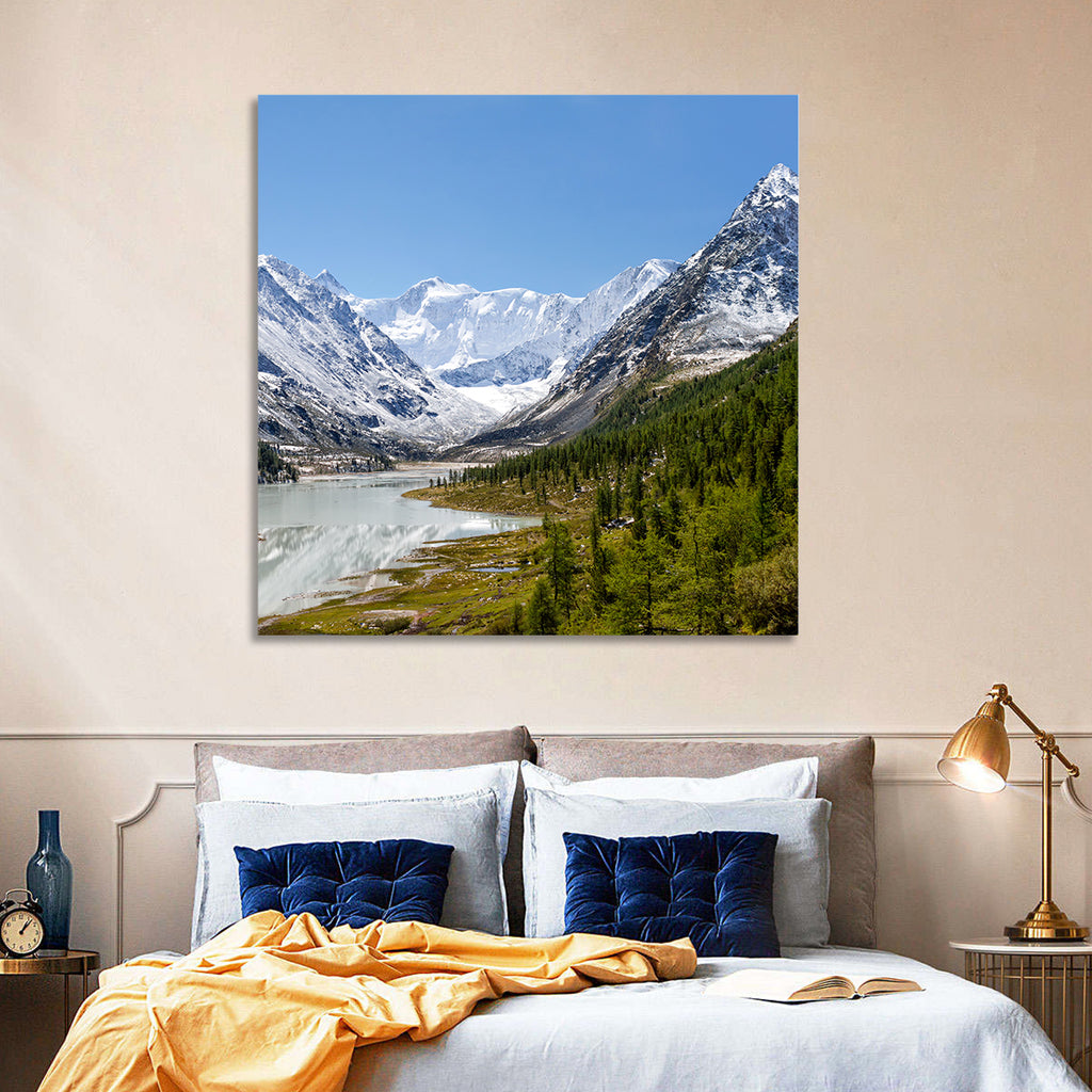 Akkem Lake Reflection Wall Art