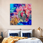 Vibrant Coral Reef Wall Art