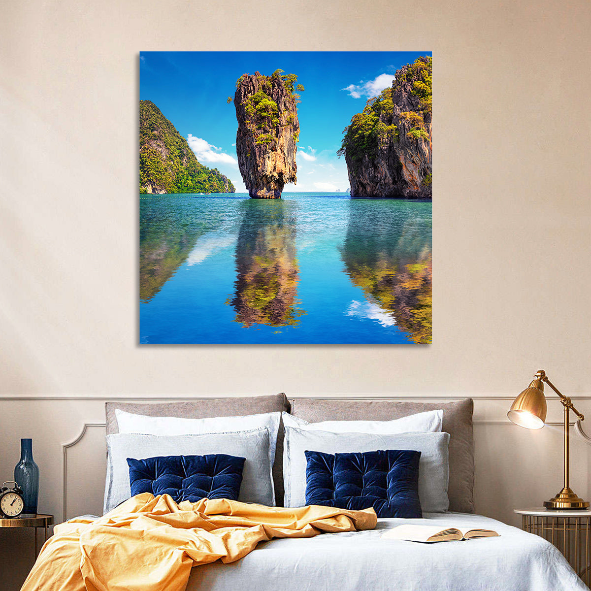 Ko Tapu Limestone Stack, Phang Nga Wall Art
