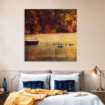 Governor Dodge Misty Lake Wall Art