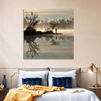 Centennial Lake Mist Wall Art