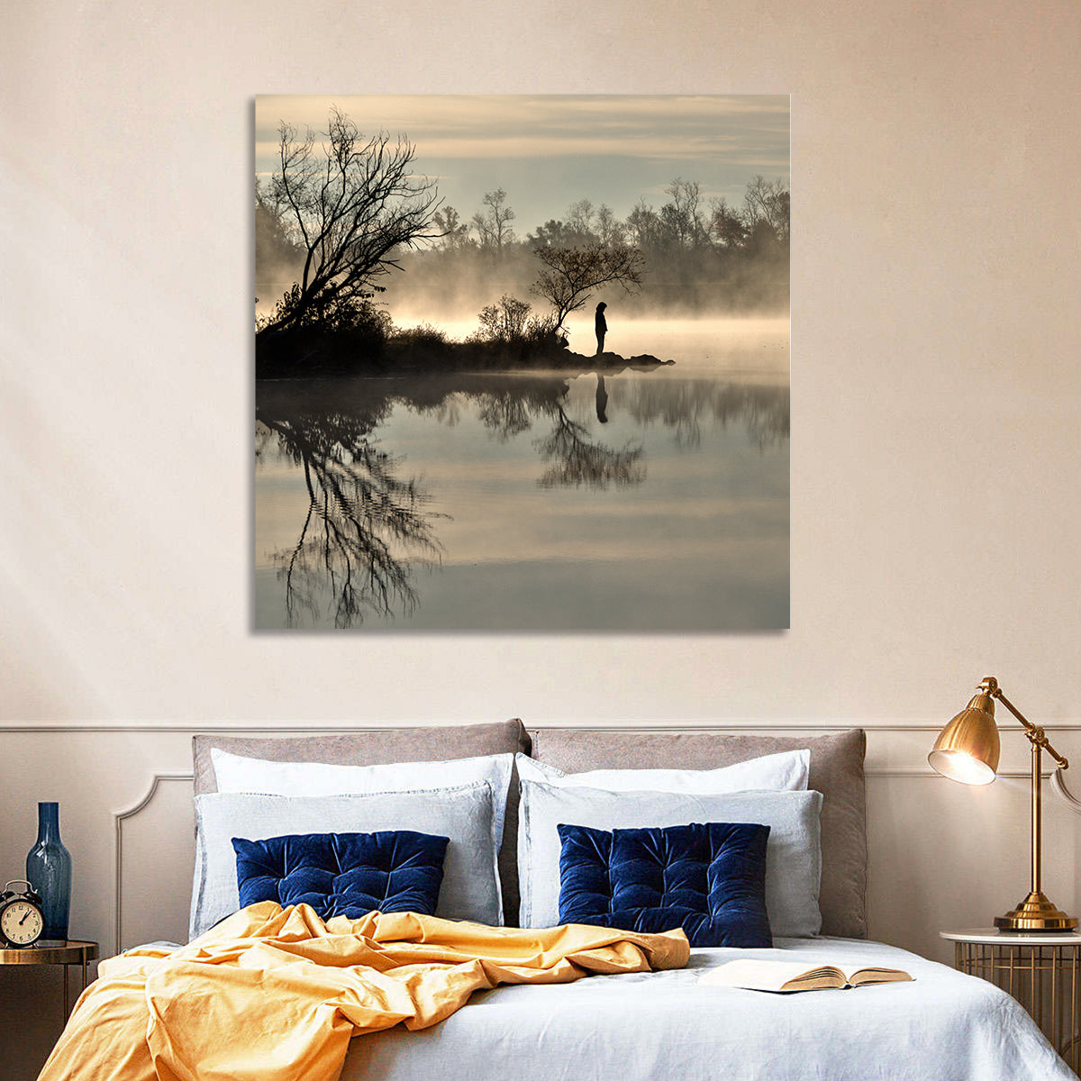 Centennial Lake Mist Wall Art