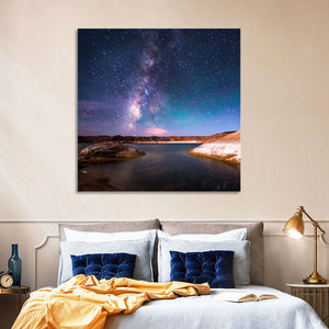 Lake Powell & Milky Way Wall Art