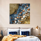 Milky Blue Geothermal Creek Wall Art
