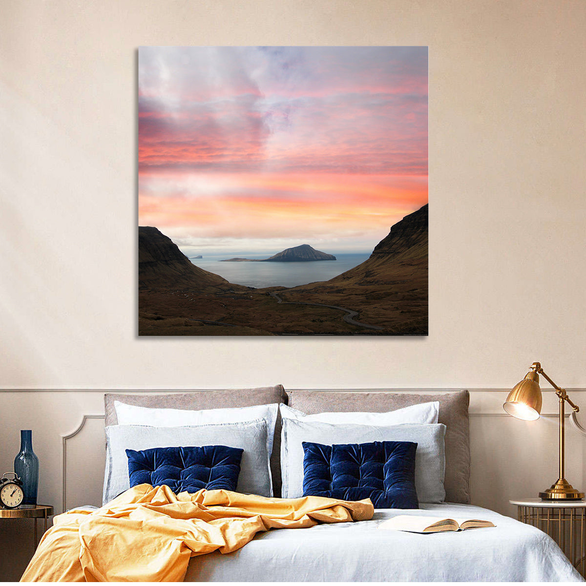 Klakkur Dusk Over Kalsoy Wall Art