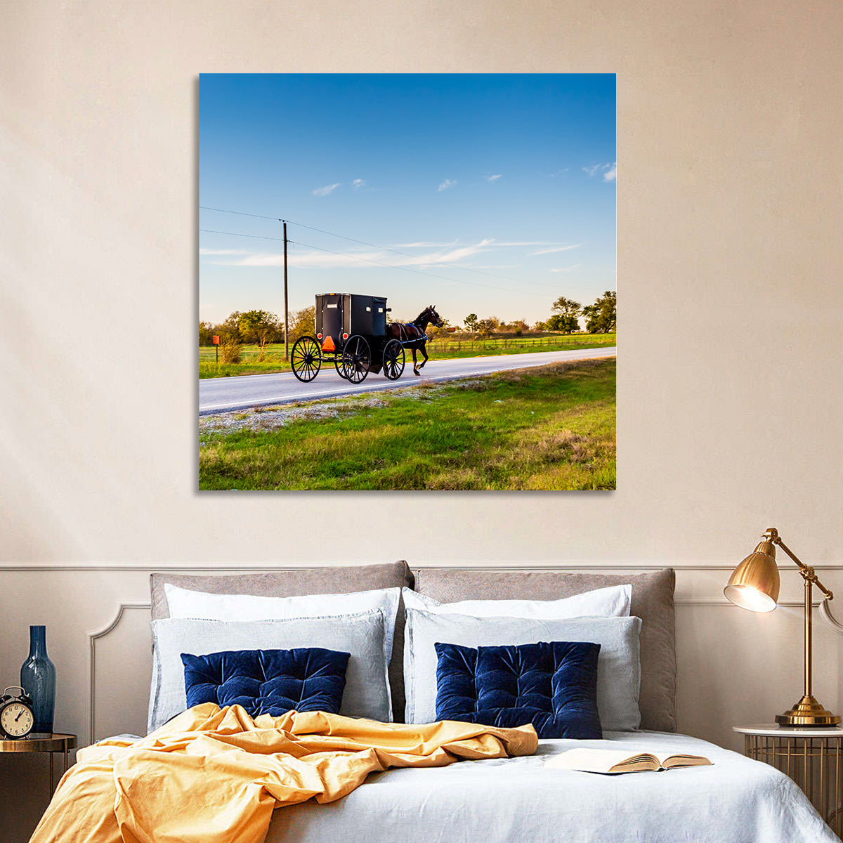 Amish Horse and Buggy, Oklahoma Wall Art