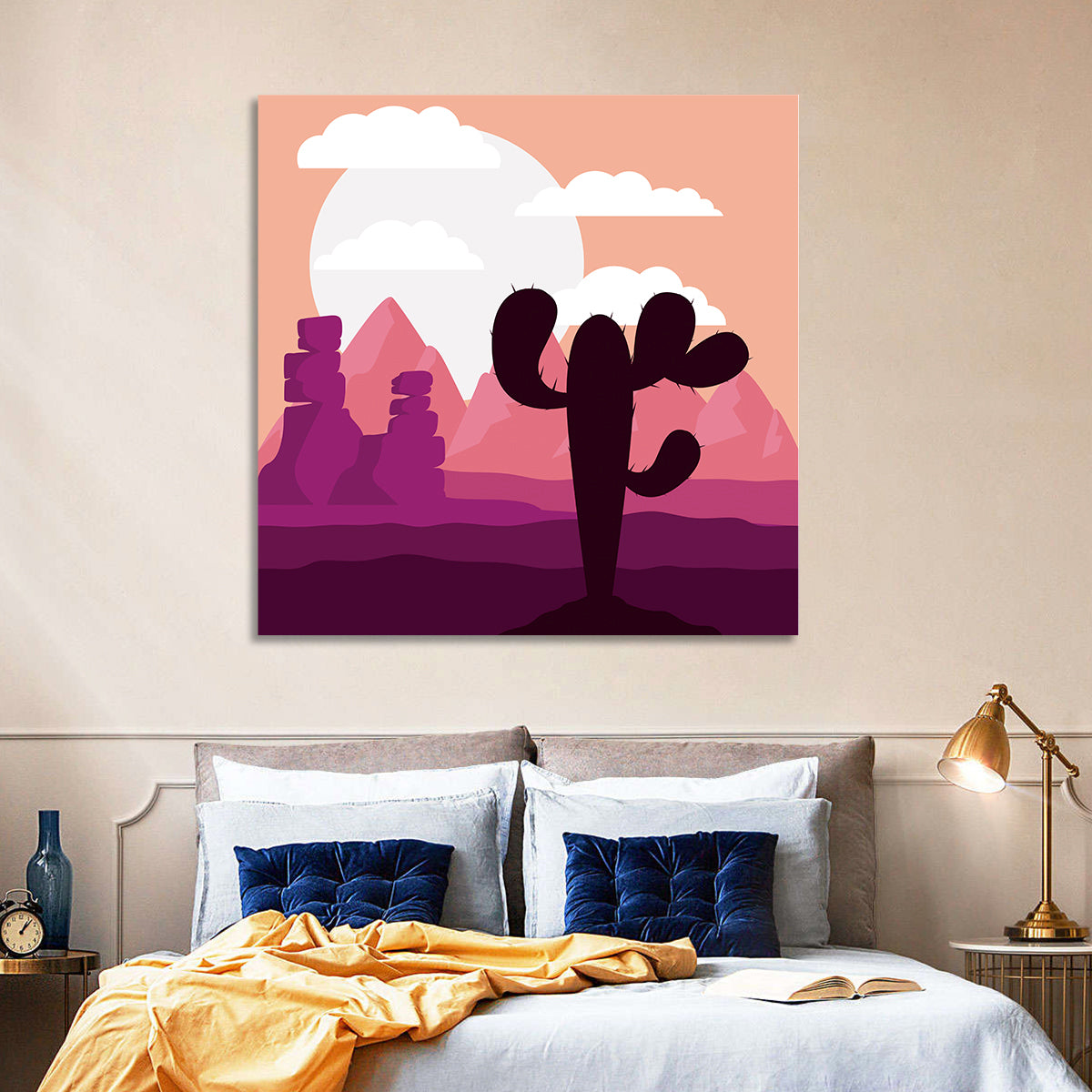 Saguaro Sunset Wall Art