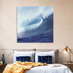 Powerful Breaking Wave Wall Art