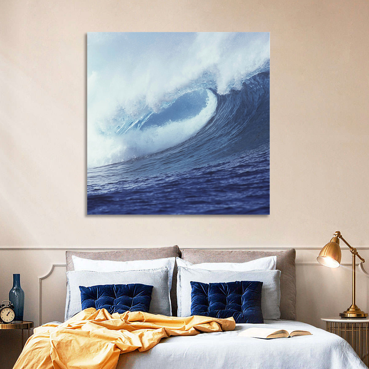Powerful Breaking Wave Wall Art