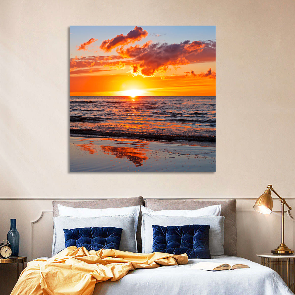 Sunset Over the Baltic Wall Art