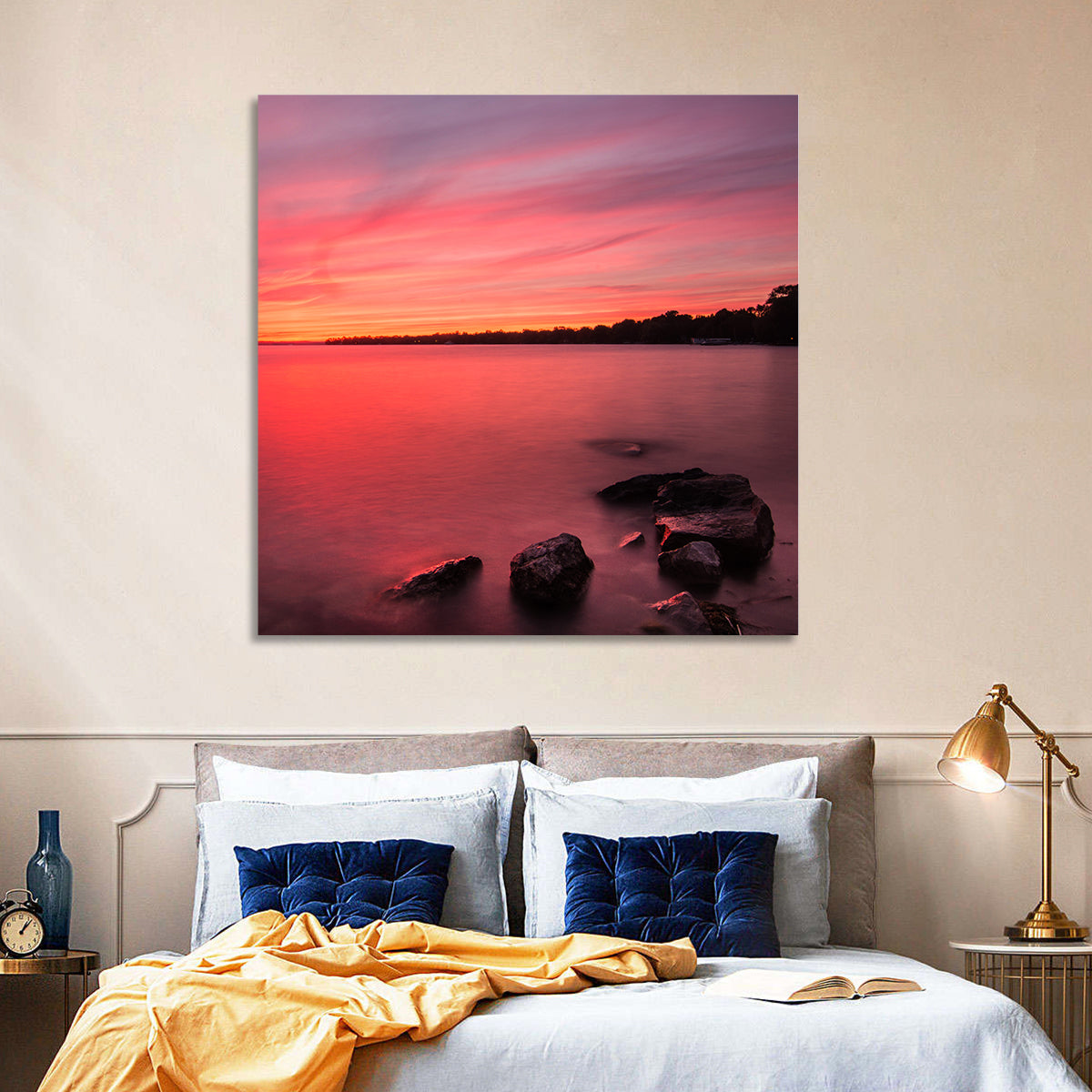 Lake Simcoe Sunset Wall Art