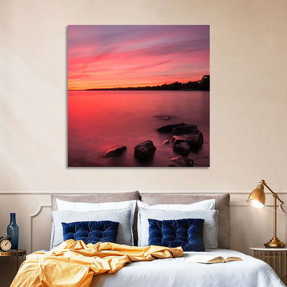 Lake Simcoe Sunset Wall Art