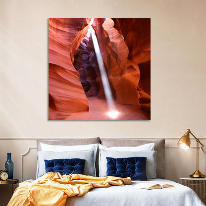 Antelope Canyon Light Beam Wall Art