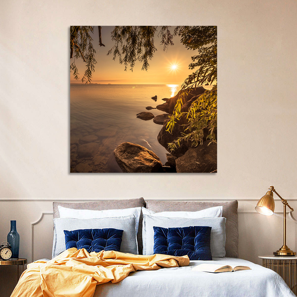 Simcoe Lake Golden Hour Wall Art