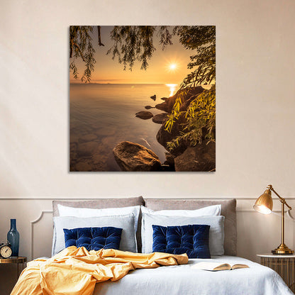 Simcoe Lake Golden Hour Wall Art