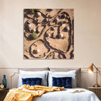 Thatched Huts in Chad Wall Art