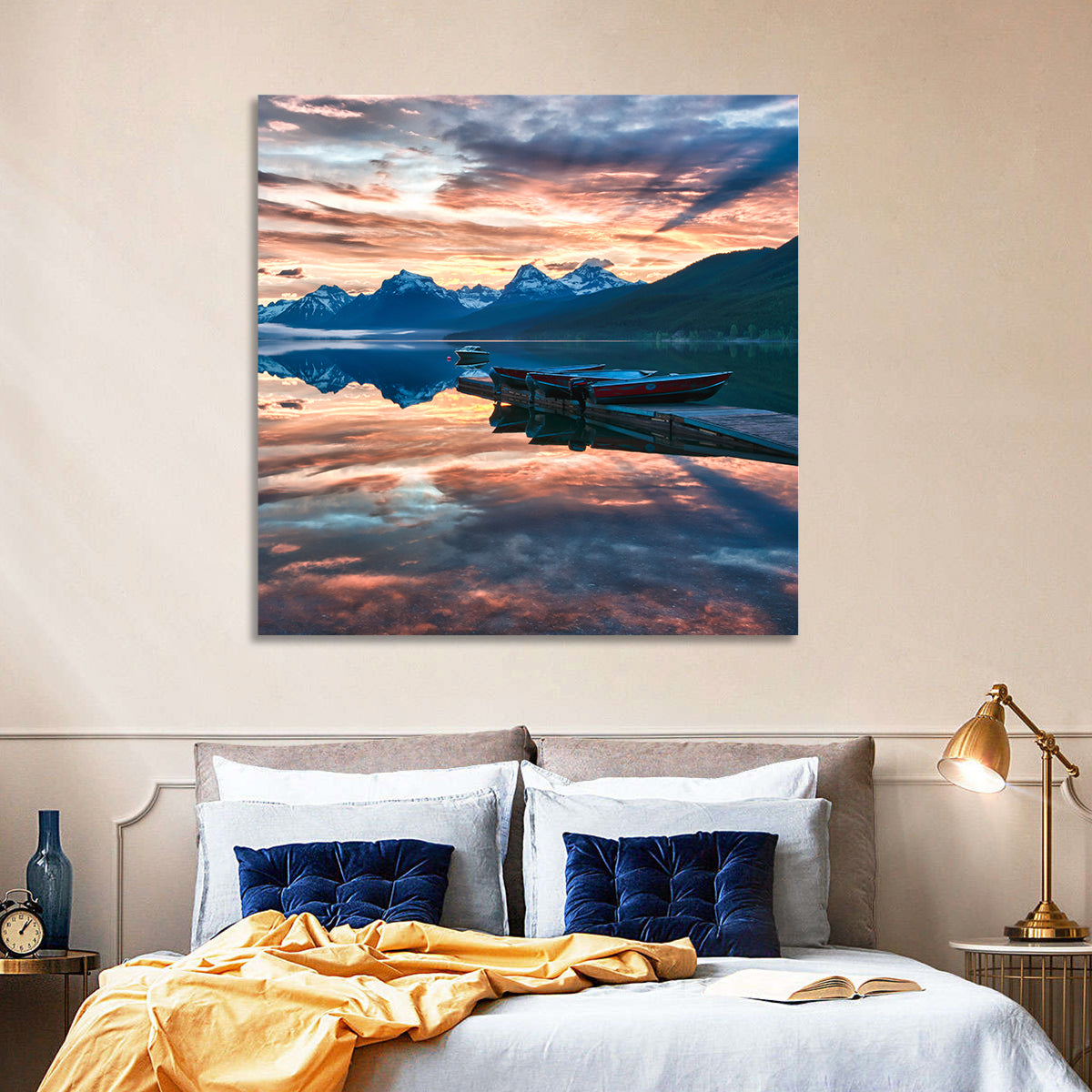 Lake Mcdonald Sunrise Wall Art