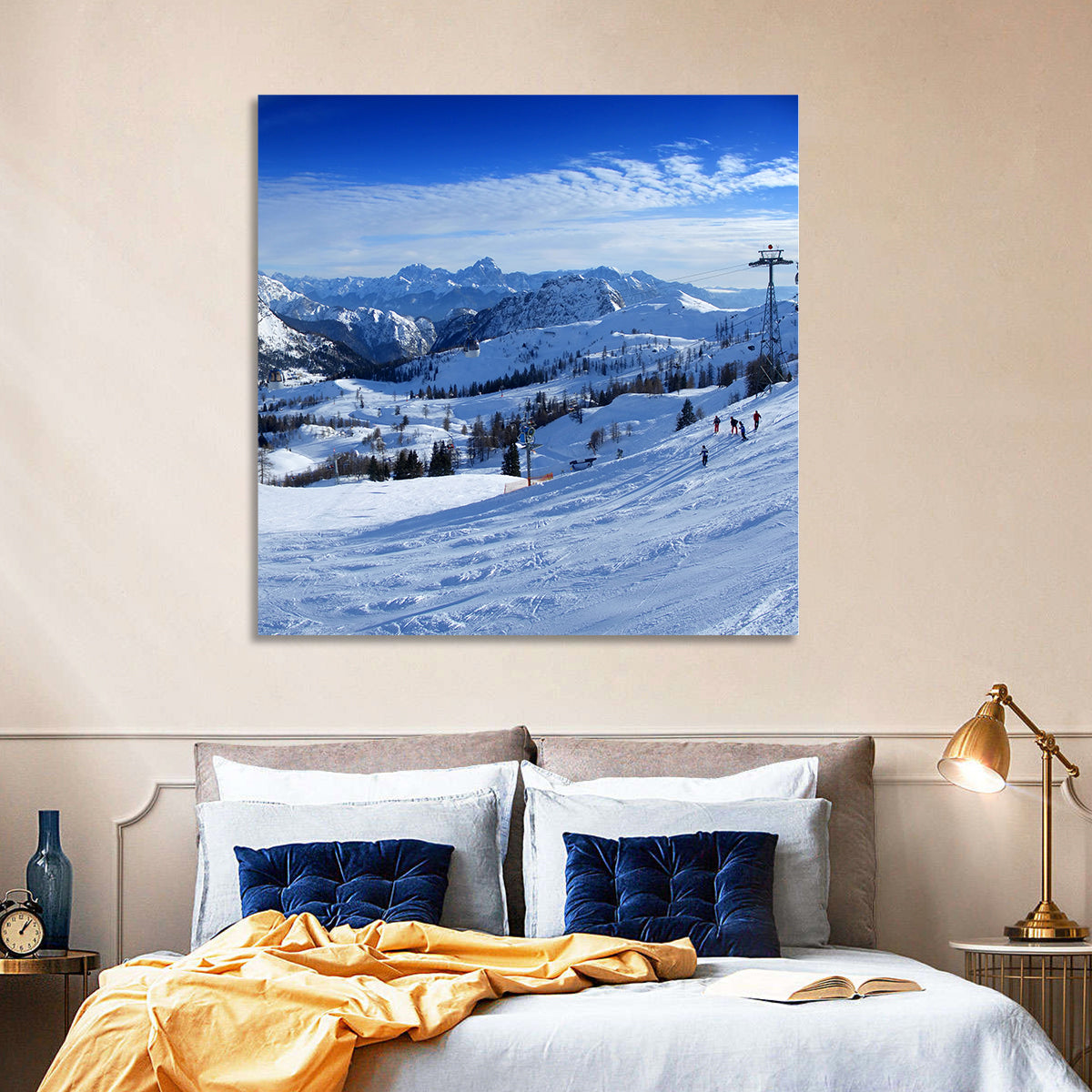 Nassfeld Ski Resort View Wall Art
