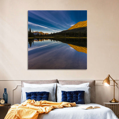 Rainbow Lake at Golden Hour Wall Art