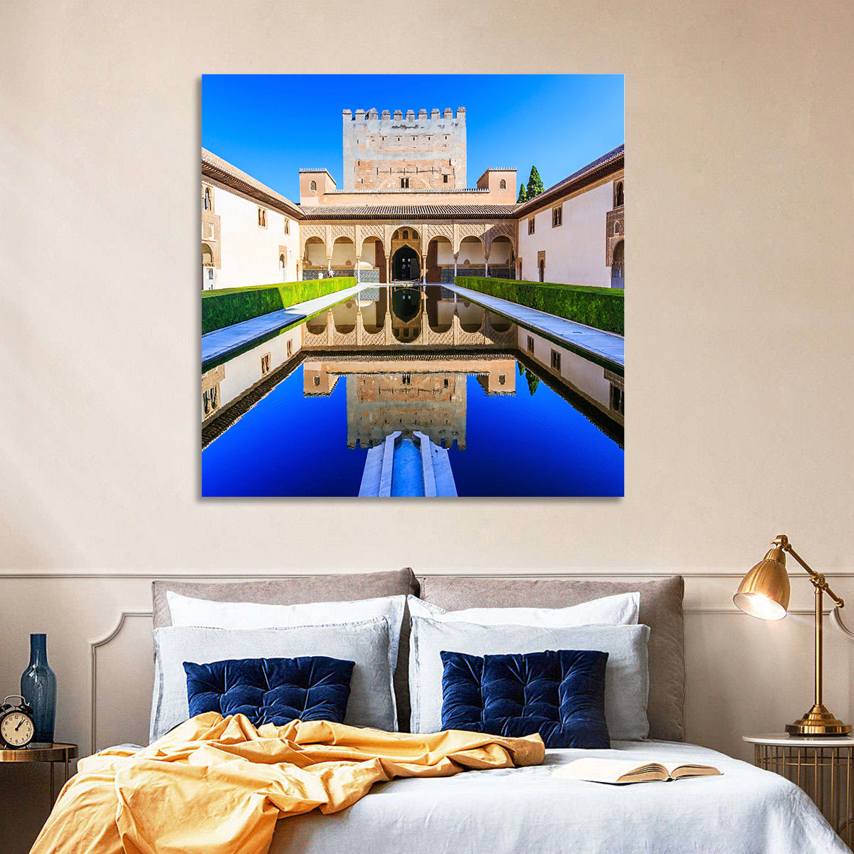 Court of the Myrtles, Alhambra Granada Wall Art