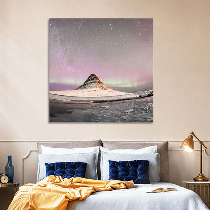 Aurora Over Kirkjufell Wall Art