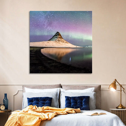 Kirkjufell Under the Milky Way Wall Art