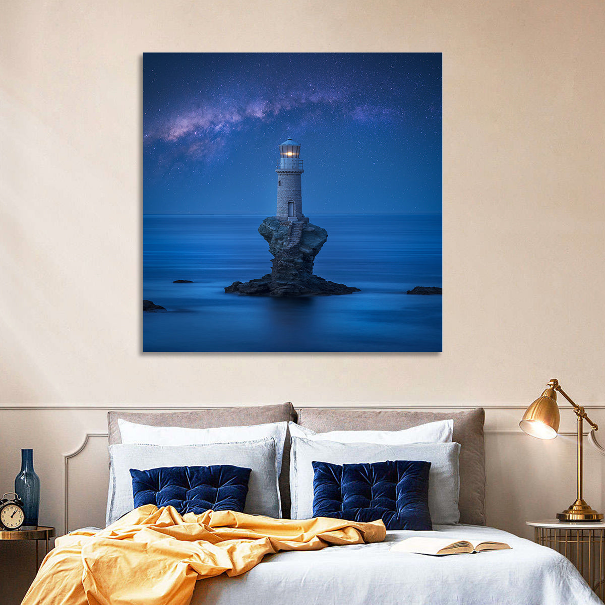 Andros Island Lighthouse Wall Art