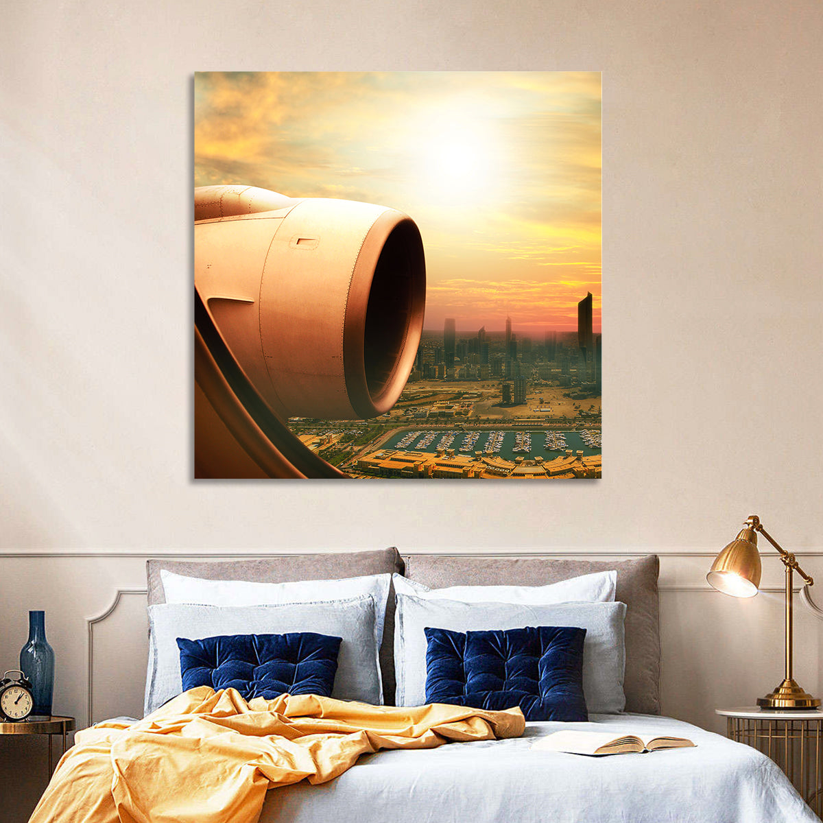 Kuwait City at Golden Hour Wall Art