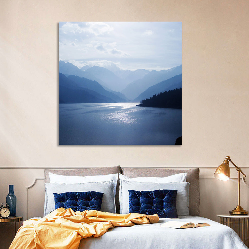 Xinjiang Lakeshore Serenity Wall Art