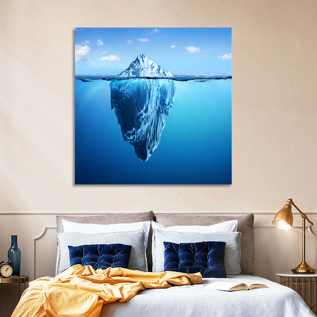 Split-level Iceberg Wall Art