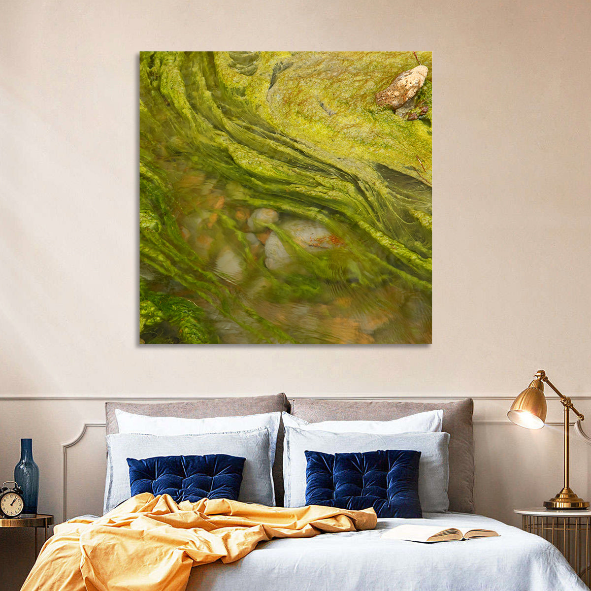 Macro Algae Stream Wall Art