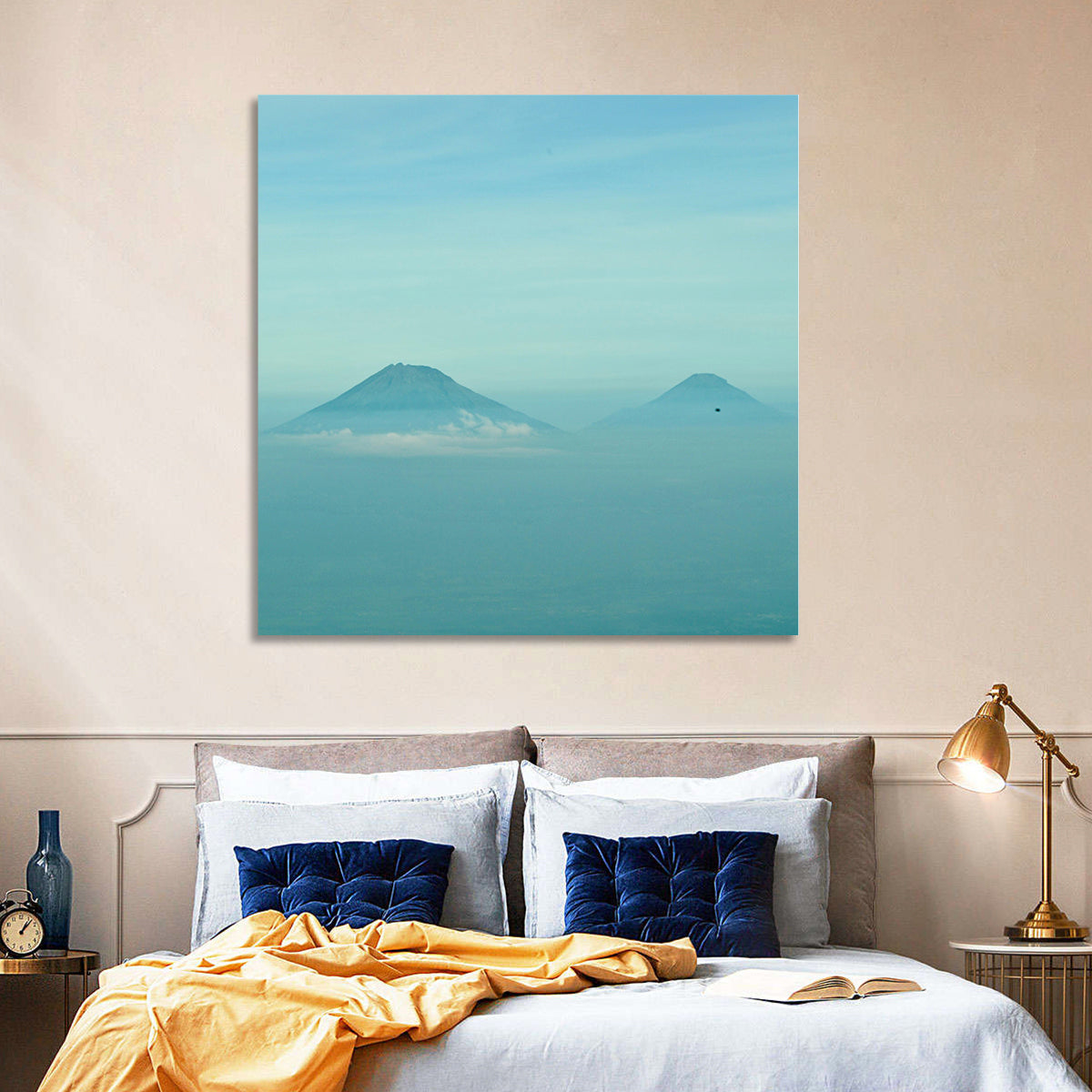 Sumbing and Sindoro Volcanoes Wall Art