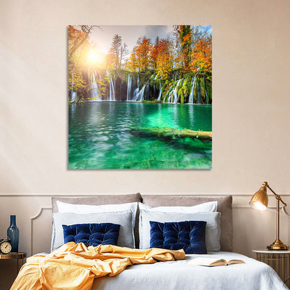 Plitvice National Park Waterfalls Wall Art