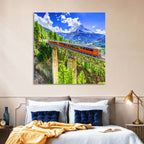 Gornergrat Tourist Train Wall Art