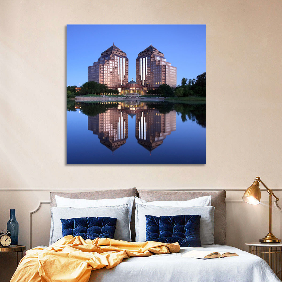 Carlson Towers at Dusk Wall Art