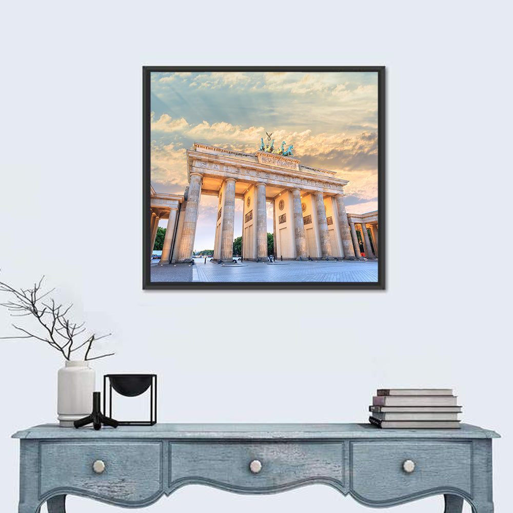 Brandenburg Gate at Sunset Wall Art