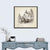 Winter Cabin Illustration Wall Art