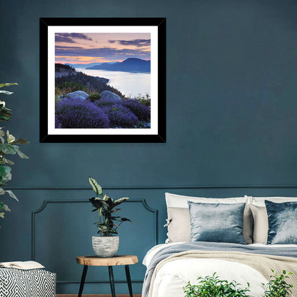 Okanagan Lavender Lake Wall Art