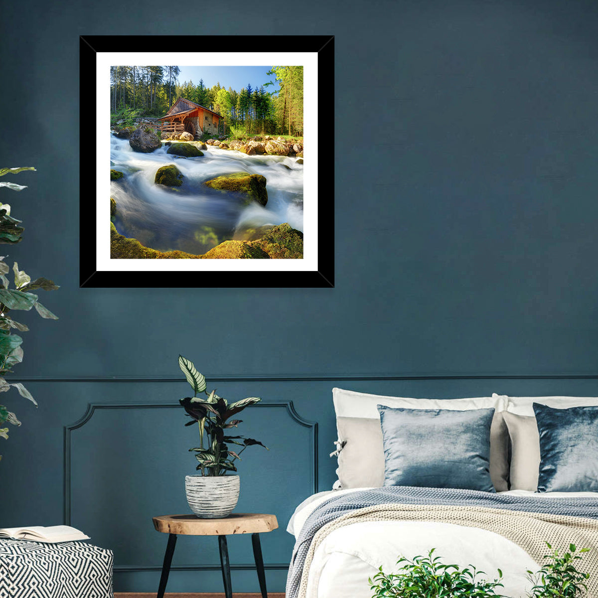 Salzburg Stream with Watermill Wall Art